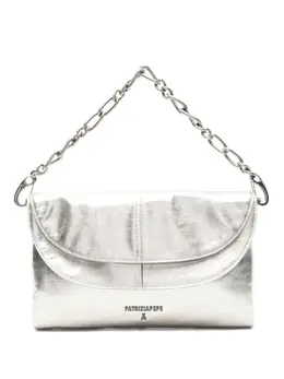 Сумка на плечо с металлическим эффектом Patrizia Pepe, серебристый 32301288 | серебристый