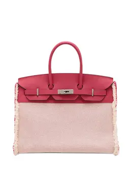 Hermes 2021 Toile H and Swift Fray Fray Birkin 35 handbag 32451662
