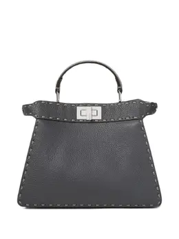 Маленькая сумка-тоут Peekaboo ISeeU Selleria Fendi, синий 32454683 | синий