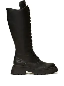 TWINSET: Чёрные ботинки 