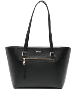 DKNY logo-lettering tote bag 23921126