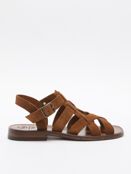 Officine Creative: Коричневые сандалии 