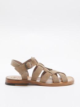 Officine Creative: Бежевые сандалии 