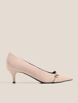 Furla: Бежевые туфли 