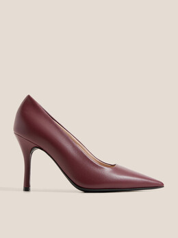 Furla: Бордовые туфли 
