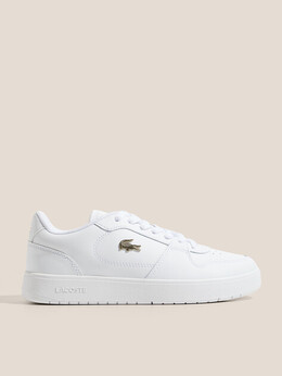 Lacoste: Белые кроссовки 