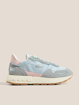 Lacoste: Голубые кроссовки 