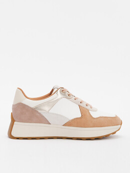 Geox: Белые кроссовки 