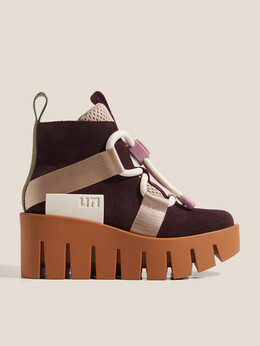 United Nude: Бордовые ботинки 