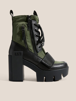 United Nude: Ботинки цвета хаки 