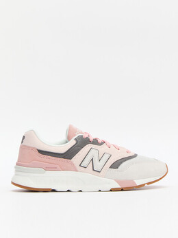 New Balance: Светлые кроссовки 