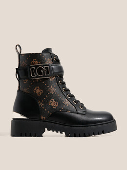 Guess: Чёрные ботинки 