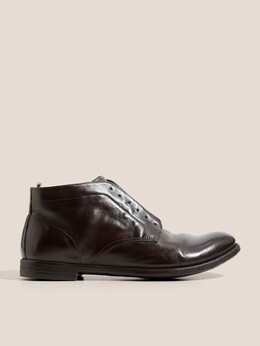 Officine Creative: Тёмные ботинки 