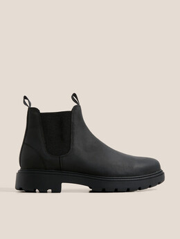 Geox: Чёрные ботинки 