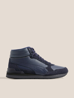 Puma: Тёмные кроссовки 