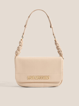 Love Moschino: Бежевая сумка 