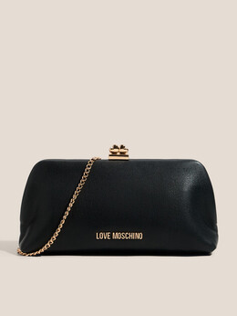 Love Moschino: Чёрный клатч 