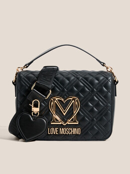 Love Moschino: Чёрная спортивная сумка 