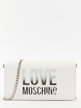 Love Moschino: Белый клатч 
