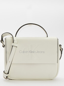 Calvin Klein Jeans: Белая спортивная сумка 