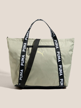 Puma: Бежевая спортивная сумка 