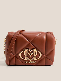 Love Moschino: Коричневая сумка 