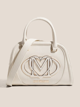 Love Moschino: Белая спортивная сумка 