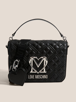 Love Moschino: Чёрная спортивная сумка 