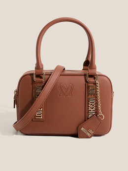 Love Moschino: Коричневая спортивная сумка 