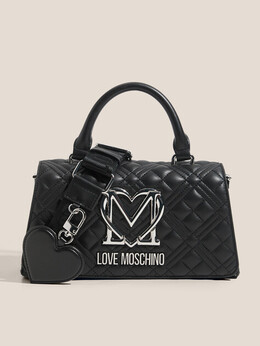 Love Moschino: Чёрная спортивная сумка 