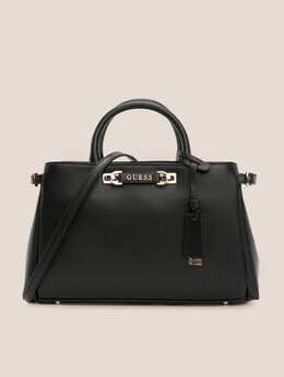 Guess: Чёрная спортивная сумка 