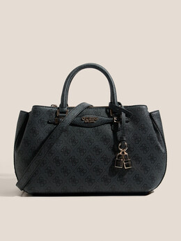 Guess: Тёмная спортивная сумка 