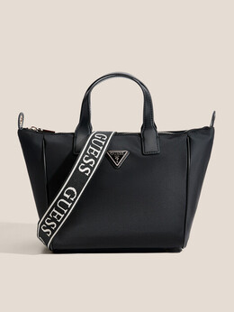 Guess: Чёрная спортивная сумка 