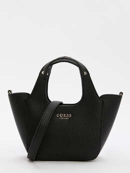 Guess: Чёрная спортивная сумка 