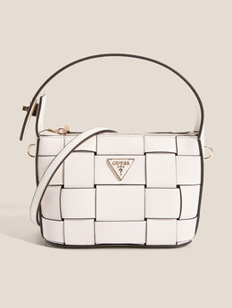 Guess: Белая спортивная сумка 