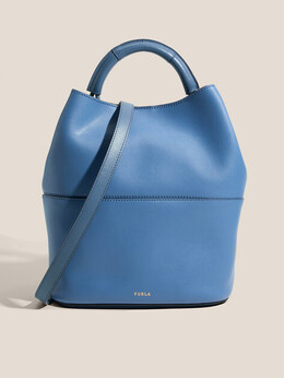 Furla: Синяя спортивная сумка 