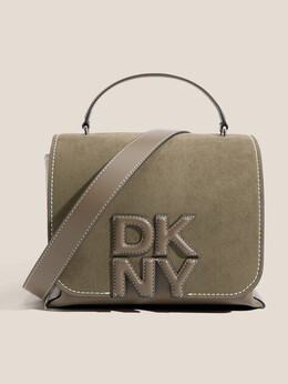 Dkny: Зелёная спортивная сумка 