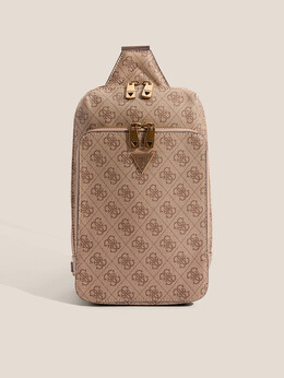 Guess: Тёмная спортивная сумка 