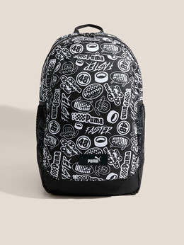 Puma: Чёрная спортивная сумка 