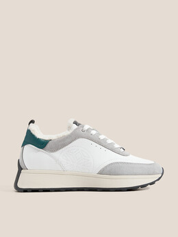 Geox: Белые кроссовки 