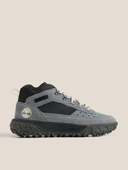 Timberland: Серые кроссовки 
