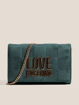 Love Moschino: Тёмный клатч 