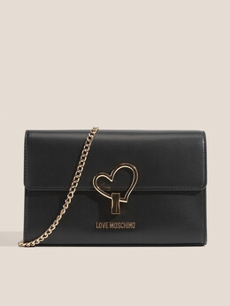 Love Moschino: Чёрный клатч 