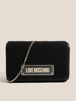 Love Moschino: Чёрный клатч 