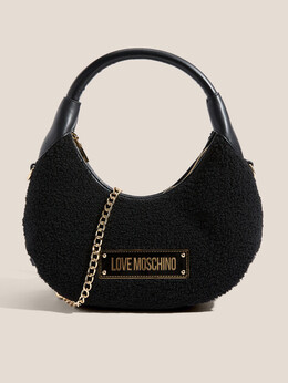 Love Moschino: Чёрная спортивная сумка 