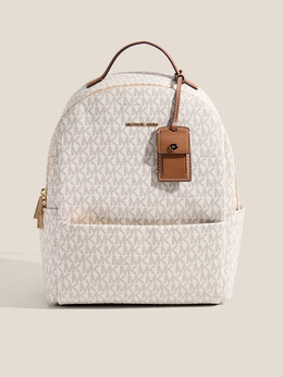 Michael Kors: Белая спортивная сумка 