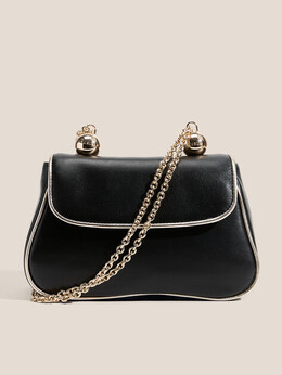 Furla: Чёрная сумка 