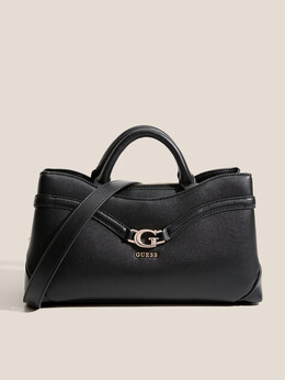 Guess: Чёрная спортивная сумка 