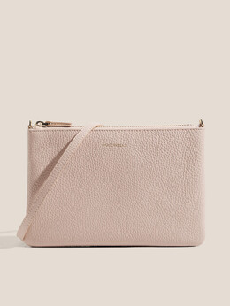 Coccinelle: Розовая сумка 