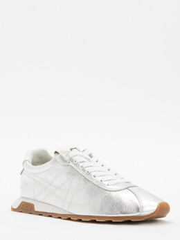 Ash: Серебристые кроссовки 